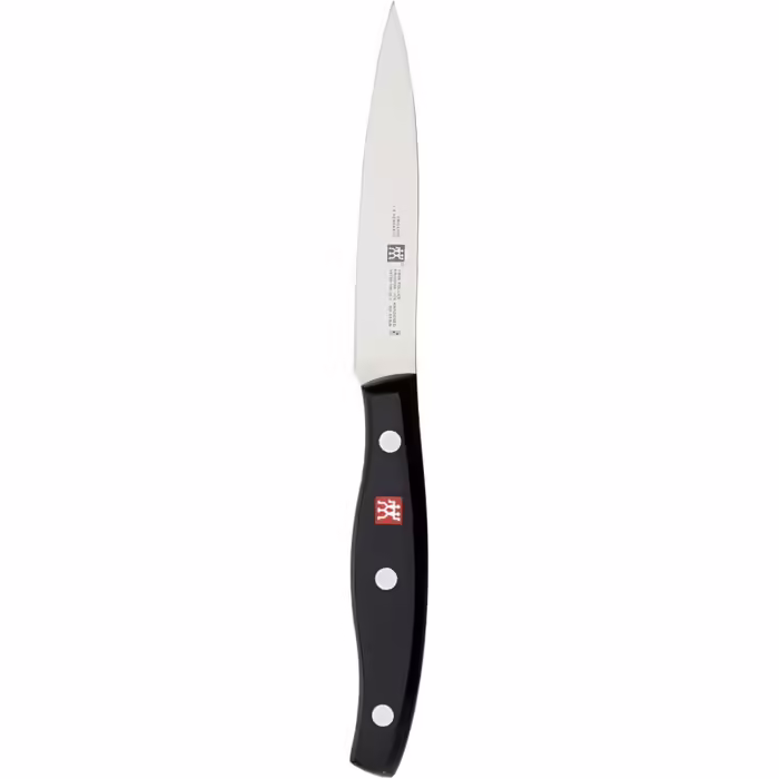 Ніж для нарізання та очищення ZWILLING Twin Pollux, 10 см, нержавіюча сталь, пластиковий руків'я, чорний