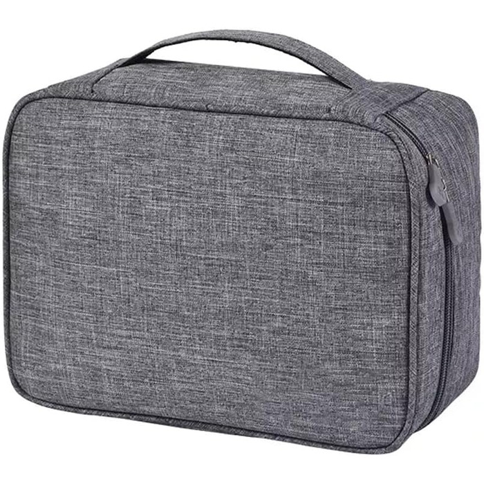 Органайзер для кабелів та аксесуарів Retoo: кейс для подорожей, USB-кабелі, Power Bank, карти, телефон, зарядні пристрої, сірий