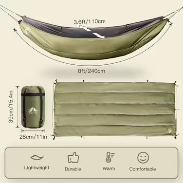 Night Cat Hammock Underquilt Underblanket Hammock Underquilt Warm Blanket