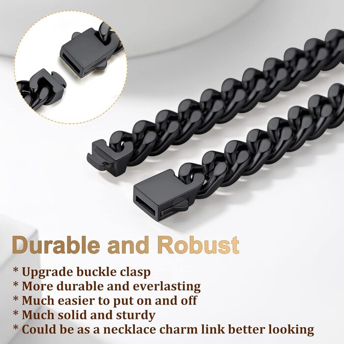 Чоловіча ланцюжок Panzerkette Miami з нержавіючої сталі Bestyle 19/21/23 см, 12.5 мм (з подарунковою коробкою)