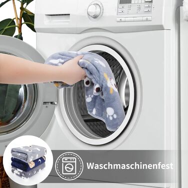 М'яка ковдра для собак та котів Demigeat, 3 шт. – тепла, миюча, для літа та весни, для лежанки, переноски (середній, сірий)