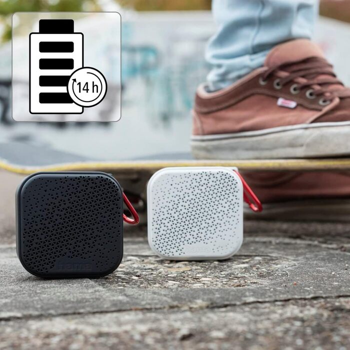 Hama Набір 2-в-1 Bluetooth колонок 3.0, водонепроникні 30W (білі). Портативні, плавучі, TWS, IP67, до 10 годин роботи