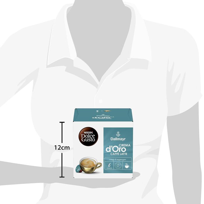 Кавові капсули NESCAFÉ Dolce Gusto DALLMAYR Crema d'Oro, 160 г (3 упаковки по 16 капсул)
