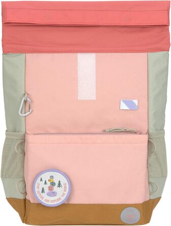 Дитячий рюкзак LÄSSIG з нагрудним ремінцем, 12 літрів, водонепроникний, Rolltop, зелено-блакитний