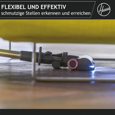 Бездротовий акумуляторний пилосос Hoover HF9 Home I 2 шт. акумулятори, до 240 м² та 60 хв роботи, потужний, бездротовий, без мішка, з LED-підсвічуванням та антизаплутувальною насадкою для будь-яких поверхонь