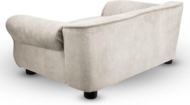 Диван для домашніх тварин MG Design темно-зелений: міцний дерев'яний каркас, м'яке оздоблення, легкий у догляді. Підходить для собак та котів, готовий до використання. Розмір W12 (Ширина – W01)