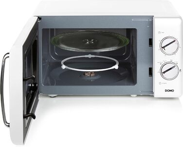 Мікрохвильова піч DOMO DO3125 Retro, 25 л, 900 Вт, біла