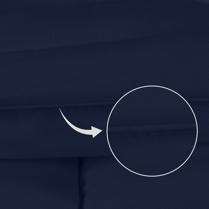 Ковдра Utopia Bedding, 180x200 см, Marineblau, 370 GSM, дихаюча, тепла та м'яка | Ковдра для всієї родини