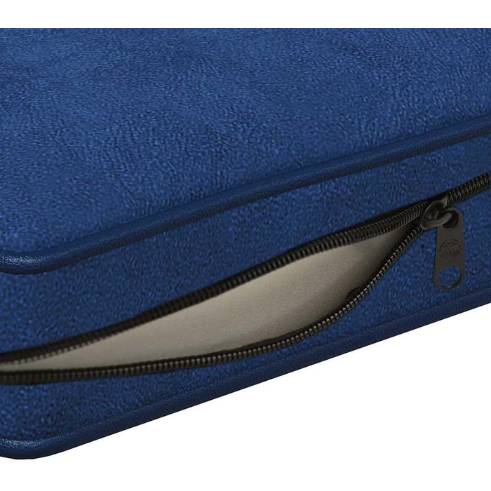 Софа для собак VidaXL, темно-синього кольору, 72x45x30 см, плюшеве ліжко для собак та котів