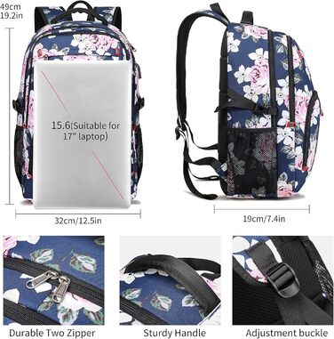 Рюкзак Cafele з RFID захистом, для ноутбука 17.3