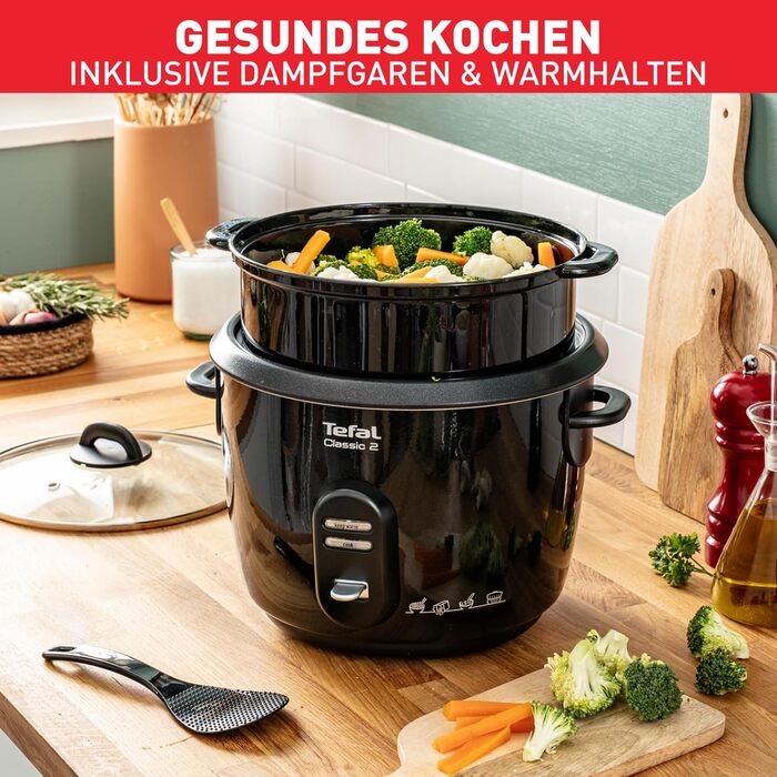 Мультиварка Tefal RK8121 45 в 1: Режимів приготування, LCD-дисплей, 5л, нержавіюча сталь, книга рецептів