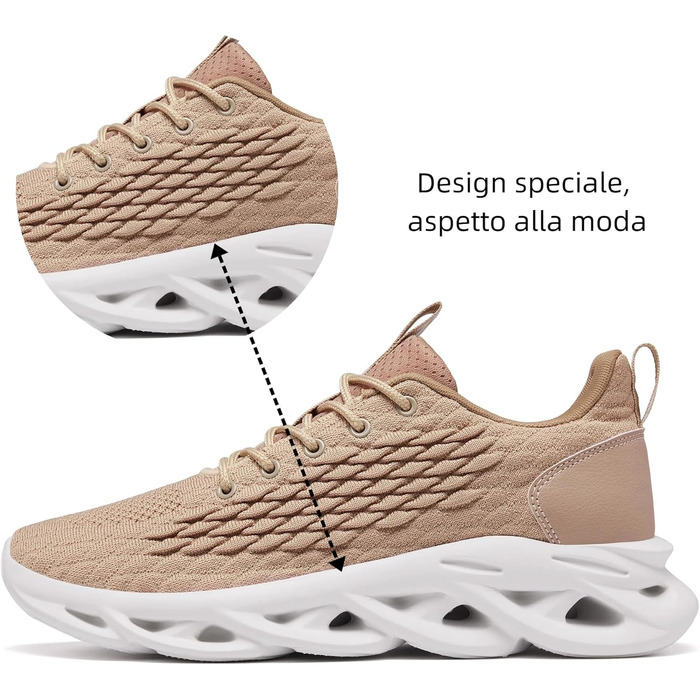 Чоловічі кросівки для бігу, тенісу та фітнесу. Легкі, дихаючі, спортивні, коричневі (41 EU)