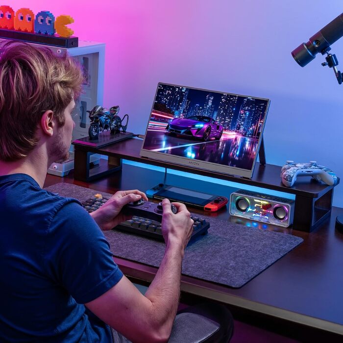 Портативний монітор ARZOPA 16.1' 2.5K 180Hz (2560x1440) HDR10, Space Grey (Z3FC/180HZ)