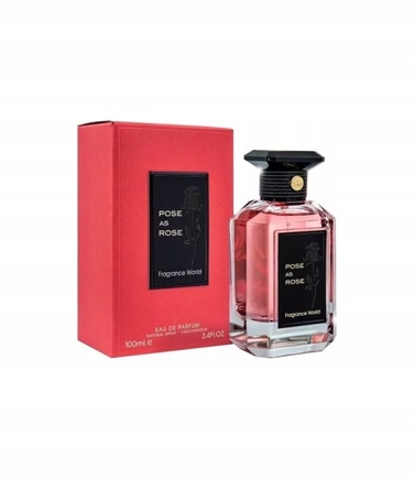 Оригінальний парфум Fragrance World Pose As Rose, 100 мл, EDP + пробник у подарунок!!!