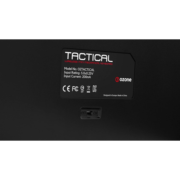 Ozone Gaming Gear Double TAP: Клавіатура + Миша, напівмеханічна, RGB, 4000 DPI, USB (Tactical US)