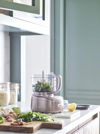 Cuisinart Mini Prep Pro, compact mini food processor, onion chopper, mixer mill, spice mixer, pulse function and drizzle holes, 900 ml capacity, dishwasher safe, easy to use, Rose