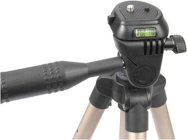 Легкий штатив-трипод Hama Star 05 106-3D з 3-позиційною головкою, регульована висота 36-106 см, колір шампань