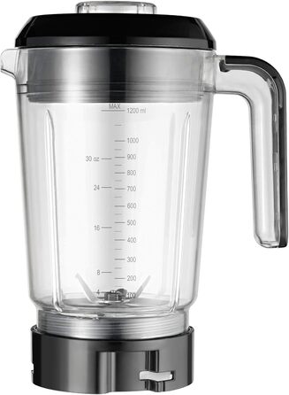WMF Kult Pro Multifunction Mixer, High-Performance Blender, 30,000 RPM, Smoothie Maker, Stand Mixer, Ice-Crush Function, 4 Mixing Containers including ToGo Lid Single