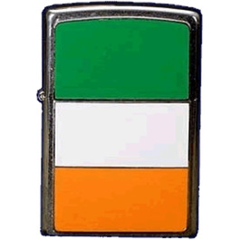 Запальничка Zippo з емблемою ірландського прапора, емаль