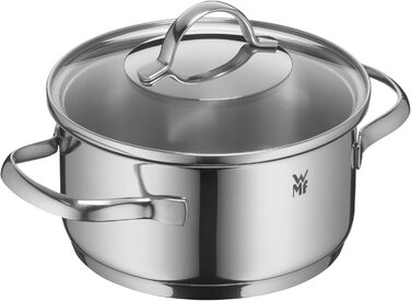 Каструля WMF Provence Plus 16 см без кришки, 1.4 л, Cromargan нержавіюча сталь, без покриття, для плити та духовки