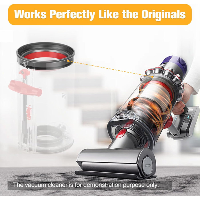 Dyson V10 & V12 Dust Bin Replacement - Genuine Part 969509-01