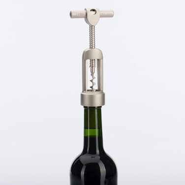 Westmark Bottle Opener with Cork Remover, Monopol Edition, Steel/Zinc Die-Cast, Barolo, Satin Finish, 62603380