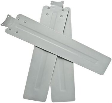 Промисловий вентилятор стельовий 142 см з трьома лопатями, сріблястого кольору (72501)