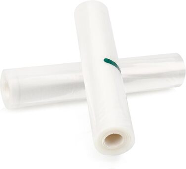 Вакуумний пакувальник Emerio з комплектом аксесуарів: 3м рулон фольги + 5 пакетів (20x30 см), кріплення для рулону, різак, для пакетів до 30 см, 120 Вт