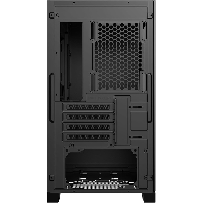 Корпус PCCOOLER C3T500 ARGB Tower ATX з 6 вентиляторами ARGB, сумісний з RTX 40 Series, подвійні скляні панелі, безрамна конструкція (Чорний)