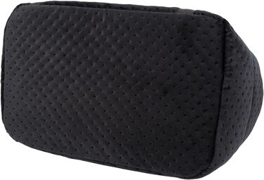 Сумка-переноска для собак та котів | Сумка на плече для тварин з гумкою та карабіном | до 15 кг | Матеріал: штучний замш (Velvet) | Розмір: L | Чорний колір, 42 x 29 x 33 см