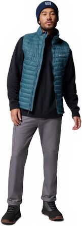 Жилет Columbia Powder Pass чоловічий пуховий XL, Everblue, Hai
