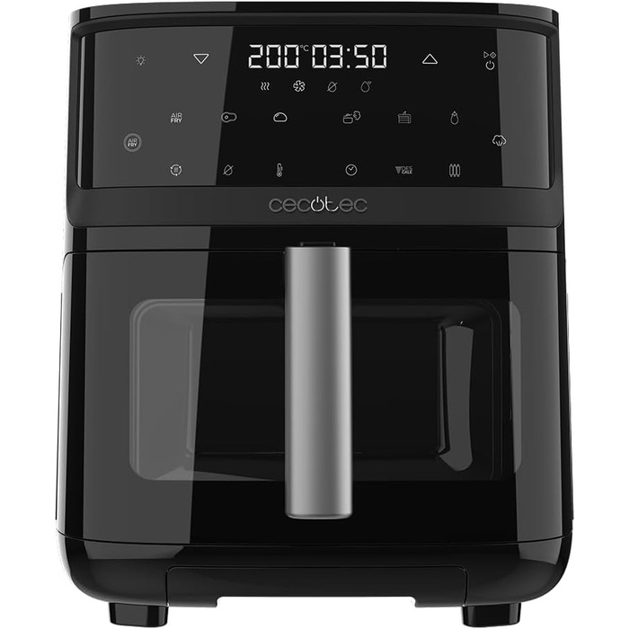 Фритюрниця Cecotec Cecofry Absolute 7600 7.6л, 2000 Вт, Цифрова, PerfectCook, Регулювання температури та часу, Touch-панель, 8 режимів, Захист від перегріву
