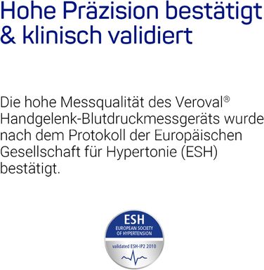 Тонометр Veroval на зап'ясті: точний вимір, контроль позиції, визначення аритмії, з програмним забезпеченням