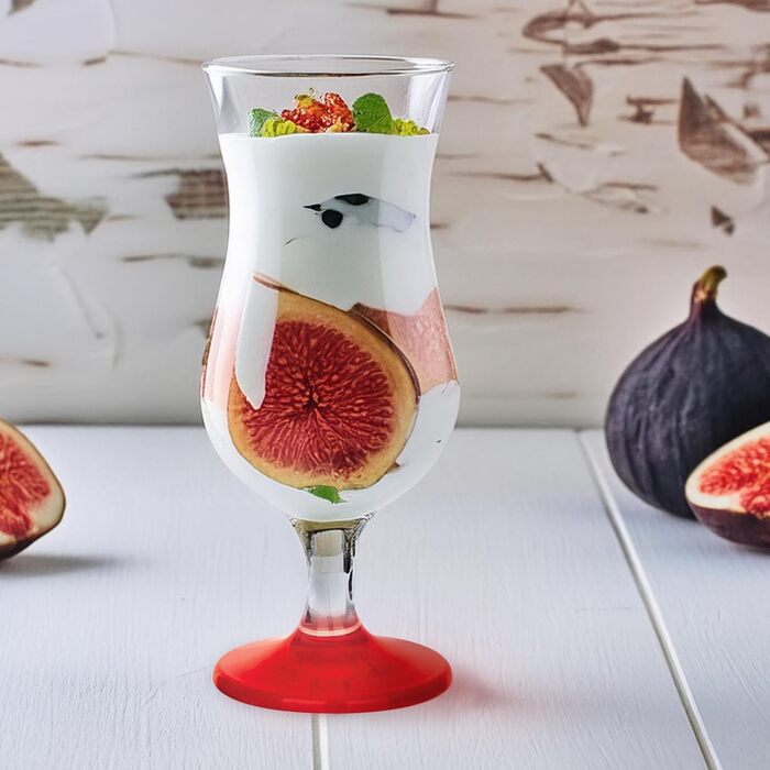 Набір склянок для коктейлів Krosno Glasmark: 6 шт, 420 мл, різнокольорові