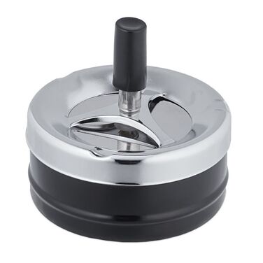 Relaxdays Ashtray with Rotating Lid