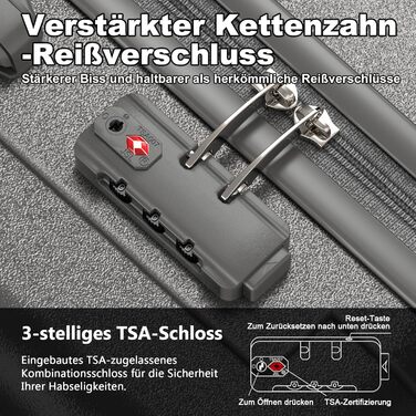 Набір валіз Joyway 6 шт. з TSA-замком, 4 колеса та мультисумка, зелений (сірий)