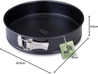 Форма для випічки Zenker Springform Perfect Black 26 см - антипригарна, сталь, до +230°C, Німеччина