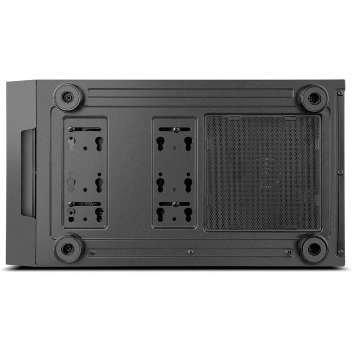 Корпус для ПК INFINITITY EPSILON: ATX, Micro ATX, USB 3.0, металева сітка, підтримка 3 вентиляторів, 4 HDD, відеокарта до 370 мм, чорний