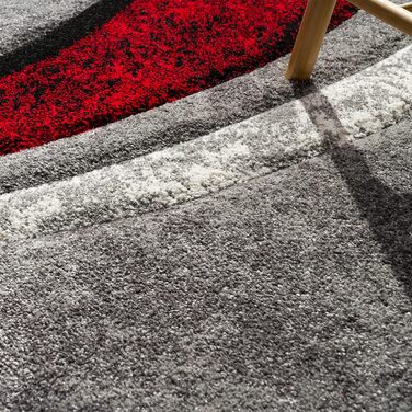 Килим Paco Home для вітальні, короткий ворс, вінтажний стиль, ручна обробка, 3D-контур, 80x300 см, коричневий