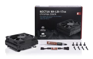 Охолоджувач CPU Noctua NH-L9i-17xx chromax.black для Intel LGA1700/LGA1851 (чорний)