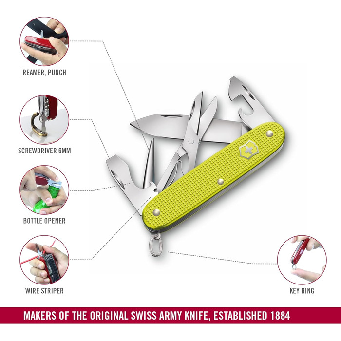 Швейцарський ніж Victorinox Pioneer X Alox (31.L23) - мультитул з алюмінієвим покриттям