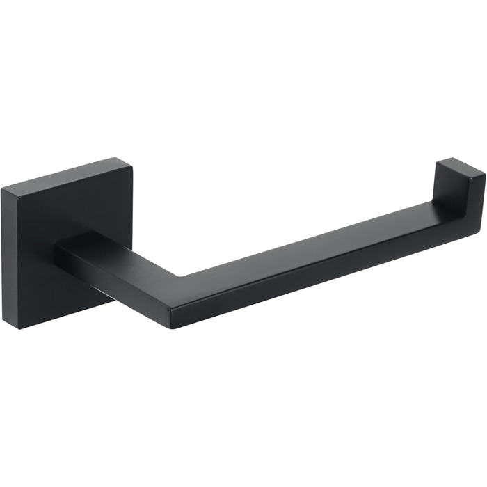 Тримач для туалетного паперу з нержавіючої сталі 304, 15 см. Сучасний настінний тримач для ванної кімнати, туалету та кухні (Чорний)