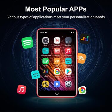 MP3 плеєр 80GB з Bluetooth та WiFi, 4.0