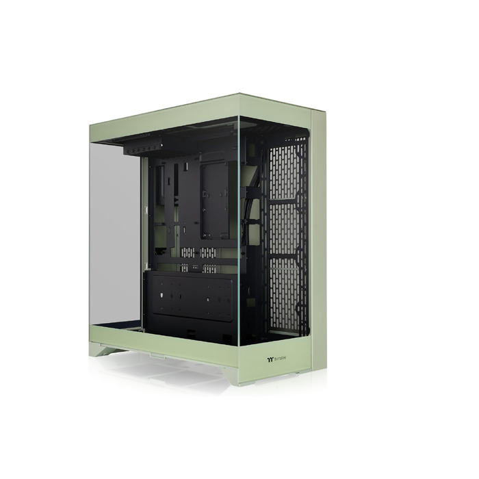 Корпус для ПК Thermaltake CTE E550 TG ATX/E-ATX, двокамерний дизайн, загартоване скло, підтримка радіаторів до 420 мм, Matcha Green