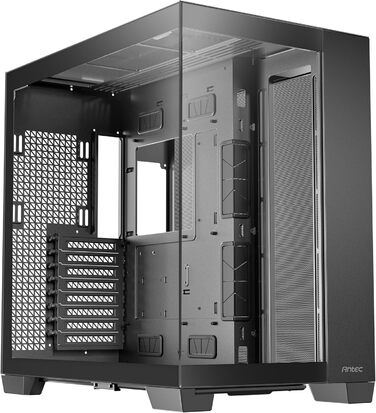 Корпус Antec C8 для RTX 40: двокамерний, з підтримкою 360 мм радіатора, без інструментів, Typ-C, високий повітряний потік