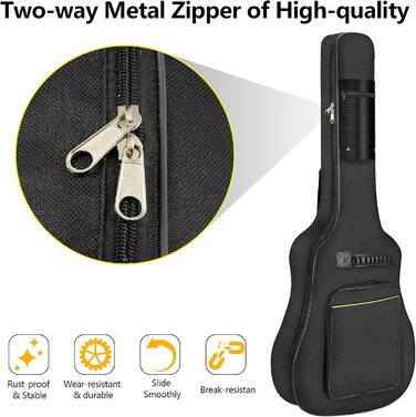 Чохол для гітари LHTECHTOY 40/41 дюймів: гіга-сумка, рюкзак, чохол з оксфорду для акустичної гітари