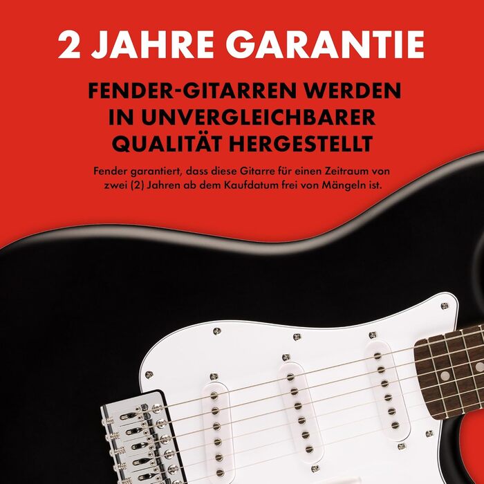 Струмогітара Squier Debut Stratocaster з палісандровим гриф, біле пікгард, чорний колір SSS