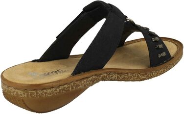 Пантолети Rieker 628M6 жіночі блакитні, розмір 41 EU, Slip-On