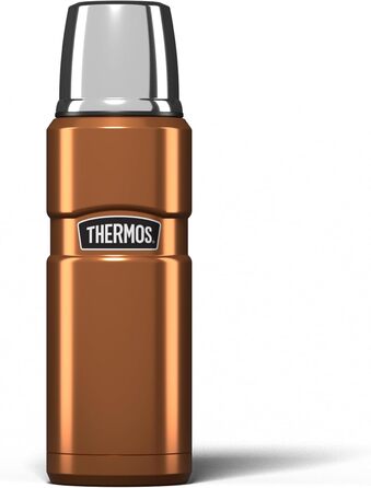 Kleine King Stainless Steel Thermos Flask - 470ml Copper Insulated Hot & Cold Drink Container