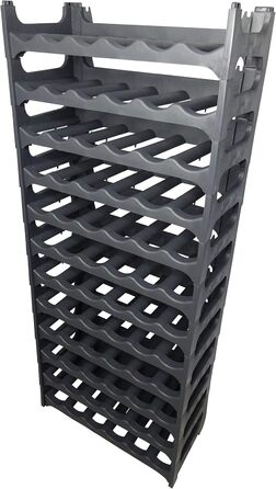 Wine rack for 72 bottles, anthracite/Quality Made in Germany